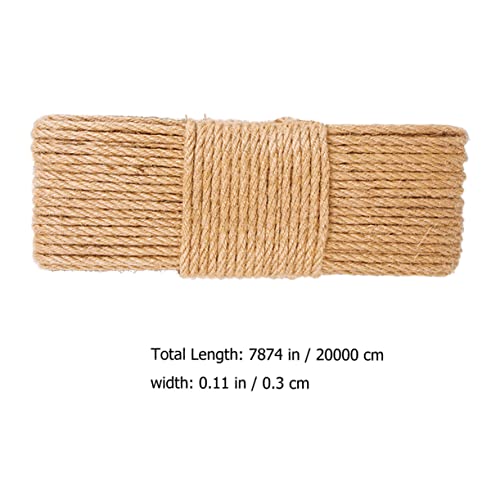 Sosoport 4 Pcs corda resistente da árvore do gato corda de arranhar de uso diário arte arranhar cord