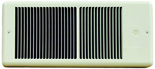 TPI HF4315RPW Series 4300 Low Profile Fan Forced Wall Heater Without Thermostat, Standard, White, 1500/1125 W