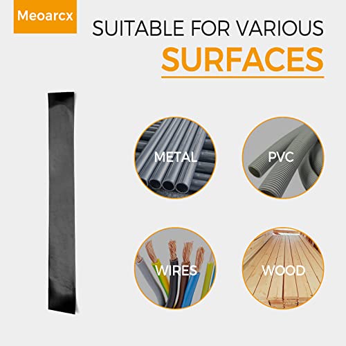 Meoarcx Electrical Tape Black Vinyl Pvc-10 Pack 3/4 In X 66 Ft 7 Mil Waterproof Electric Tape Flame Retardant, Heat & Weather Resistant Insulation Tape Under 600V Indoor Outdoor Wire Wrapping Harness #TOP5