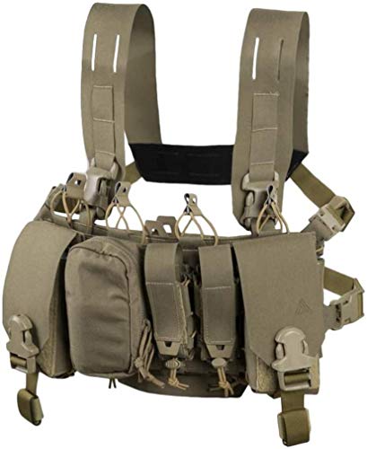 Thunderbolt Compact Chest Rig con sistema de extracción rápida de Cordura verde