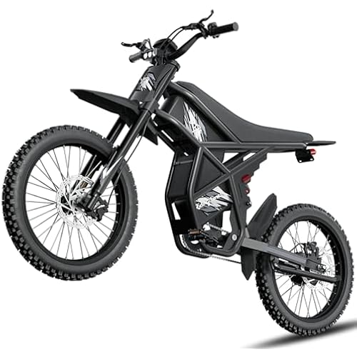 3000W GT54 PRO/ GT54 Electric Dirt Bike for Adults Teens - 50/37 MPH High-Speed, 14" Fat Tires & Dual Removable Battery(60V/48V) | All-Terrain Off-Road eBike for Snow, Sand