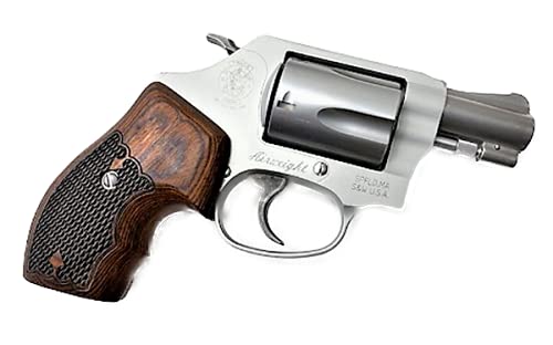 Premium Gun Grips Smith & Wesson Rosewood Low Profile Half Wrap J Frame Grips #TOP5
