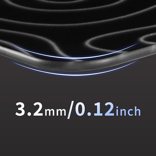 Image of XVX Glass Mousepad for Gaming, Topographic Hard Gaming Mouse pad, Professional Large Mouse Mat 410mm*310mm, Special Glass Surface with Improved Precision and Speed