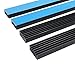 4Pcs 14mm Aluminum Heatsink with Thermal Conductive Adhesive Tape 100 x 14 x 6mm Heat Sink Strip Radiator Cooler Cooling Fin for Cooler Electronics LED CPU Memory Chip, Black