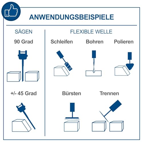 Dekupiersäge Scheppach Deco Flex mit flexibler Welle und 125 W