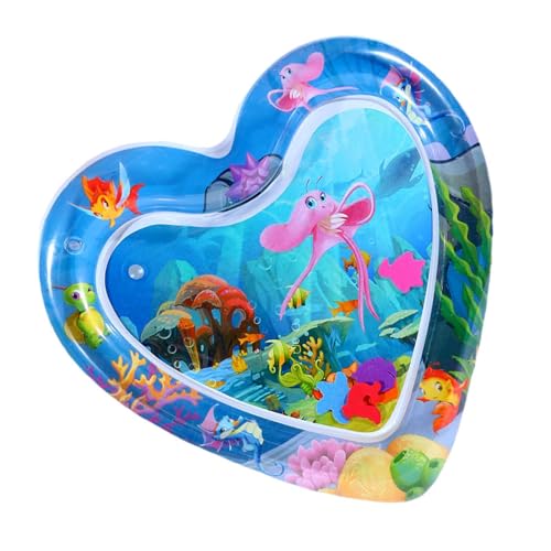 猫用水感覚プレイマット、センサー水プレイマット猫のおもちゃ - 猫用水遊びマットペット用ウォーターフロアマット | 魚付き革新的な水センサーマット、猫の水遊びマット、猫のおもちゃのプレイマット、ペット犬用センサー水遊びマット冷却プレイパッド