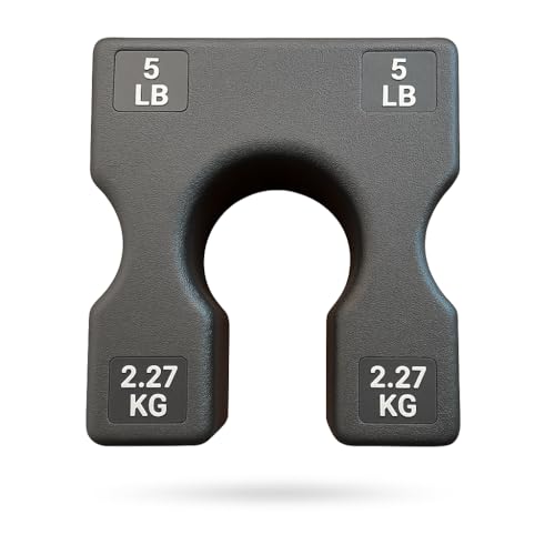 5 lb Weight Stack Add On – 5 Pound Weight Stack Adapter Plate for Home Gym & Exercise Machines, Add Resistance to Weight Stack, Incremental Weight Adjustments for Improved Strength Training Results