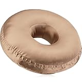 Almohada lavable de satén sedoso para piercing de oreja con funda de almohada extraíble, suave y refrescante, con agujero para aliviar el dolor de oído, CNH, presión para dormir, dolor de lado,