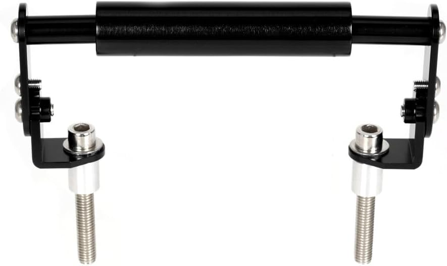 Monkey125 Scalable Adjustable Bar Phone Mount Clamp Holder Compatible with Monkey 125 Grom MSX 125 CNC Motorcycle Accessories Handlebar Mount​ (Black)