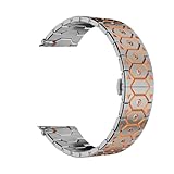 KUYONDEA Cinturino, compatibile con Apple, Watch 10 Ultra 2 Band 49mm 45mm 44mm 42 Bracciale in acciaio inossidabile in metallo(38 40 41 mm)