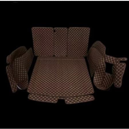 Tapis de coffre Skoda Kodiaq 5 places marron (2017-2021) protection arrière