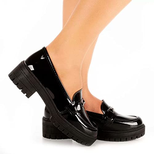 Mocassim Feminino Mississipi Tratorado Preto - 37