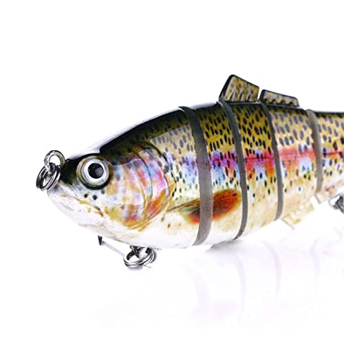 Bottlebottle WANGJUNSHOP Bottle 6 Segment Multi Jointed Swimbaits thumb #2