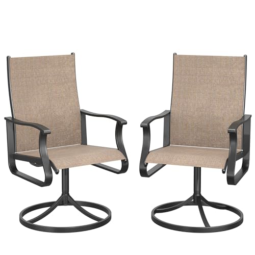 VONZOY Textilene Swivel Rocker Chairs