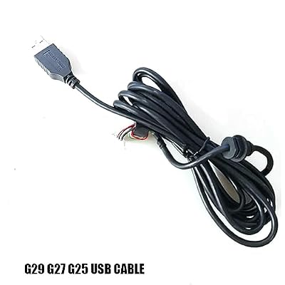 Steering Wheel Power USB Cable Pedal Cable for Logitech G29G27G920 Pedal Cable Cord (USB Cable)
