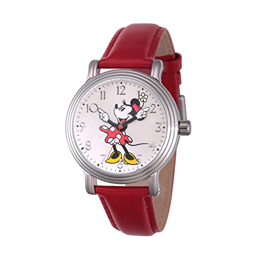 Disney Womens Minnie Mouse Quartz Metal Automatic Watch, Color:Red (Model: W002760) (B01CEBBOB6) Amazon Price History, Amazon Price Tracker