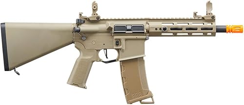 Vista 2 de Lancer Tactical Gen 3 Hellion 7" MLOCK Airsoft AEG Rifle w/Fixed Stock Negro