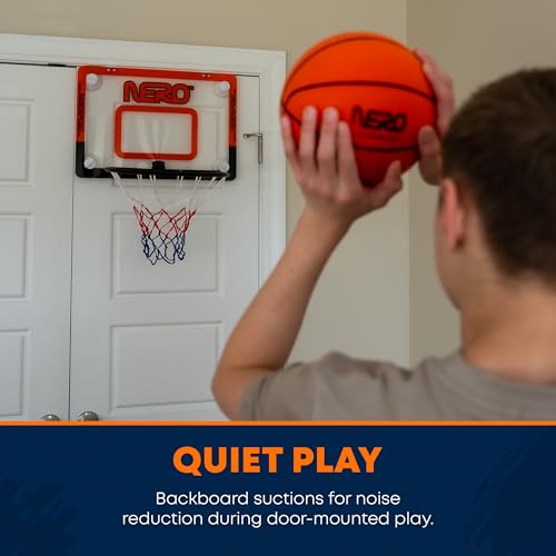 image for NERO SPORT Ninja Silent Basketball- Soft Foam Indoor Hoop Play | Sound