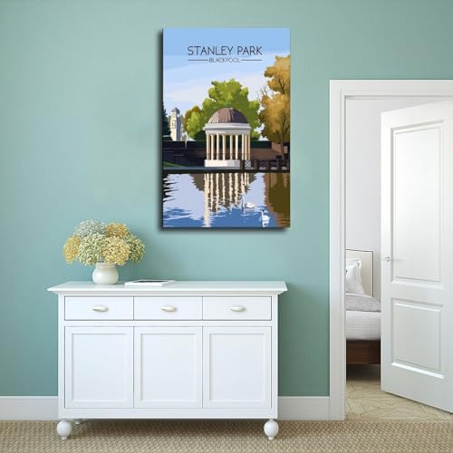 Impression sur toile Stanley Park pour chambre à coucher zen - 4