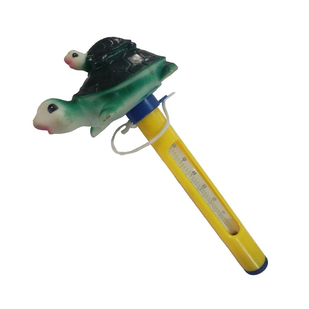 misppro New Floating Pond Thermometer Swimming Pool Temperature Monitor - Tortoise