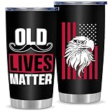 SKIUEMI Dad Gifts - 20oz Stainless Steel Double Wall Insulated Travel Mug Gifts For Dad, Husband, Ma