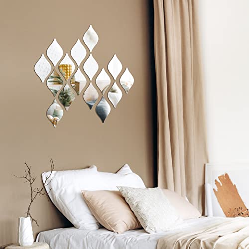 Weysat 30 Pcs Mirror Wall Stickers Decor Acrylic 3D Tear Drop Decorative Mirrors Stickers Removable Wall Art Decals for Home Living Room Bathroom Office Dormitory Decorations, 6 x 3.3 Inch(Silver) Weysat 30 Pcs Mirror Wall Stickers Decor Acrylic 3D Tear Drop Decorative Mirrors Stickers Removable Wall Art Decals for Home Living Room Bathroom Office Dormitory Decorations, 6 x 3.3 Inch(Silver)