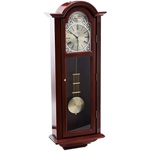 Bulova C3381 Tatianna Chiming Clock Mahogany