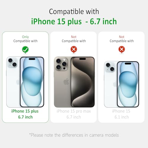 Coque iPhone 15 Plus mince slim fit souple et noire mate