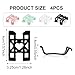Quilax 4Pcs Dog GPS Trackers Rubber Clip Compatible with Tractive GPS, Soft Pet Location Trackers Clips, Replacement Rubber Attachment Clips for Pet