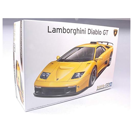 Para Lamborghini Diablo GT Kit 1:24 – Aoshima – Kit para coche – Kit de montaje