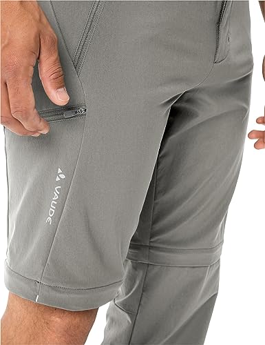 VAUDE Wanderhose Herren Farley Stretch Zip-Off Pants – Grau – Gr. 58 Long – Ansicht 4