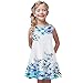 Produktbild wuayi Summer Baby Mädchen Kleid Blume Drucken Ärmellose Prinzessin Kleider 4-9 Jahre