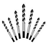 FLIESENBOHRER GLASBOHRER SET - Der Bohrer ist aus einer harten und haltbaren Legierung hergestellt und die Härte ist höher als die des gewöhnlichen Bohrers. Starke Festigkeit und Verschleißfestigkeit und eine längere Lebensdauer.