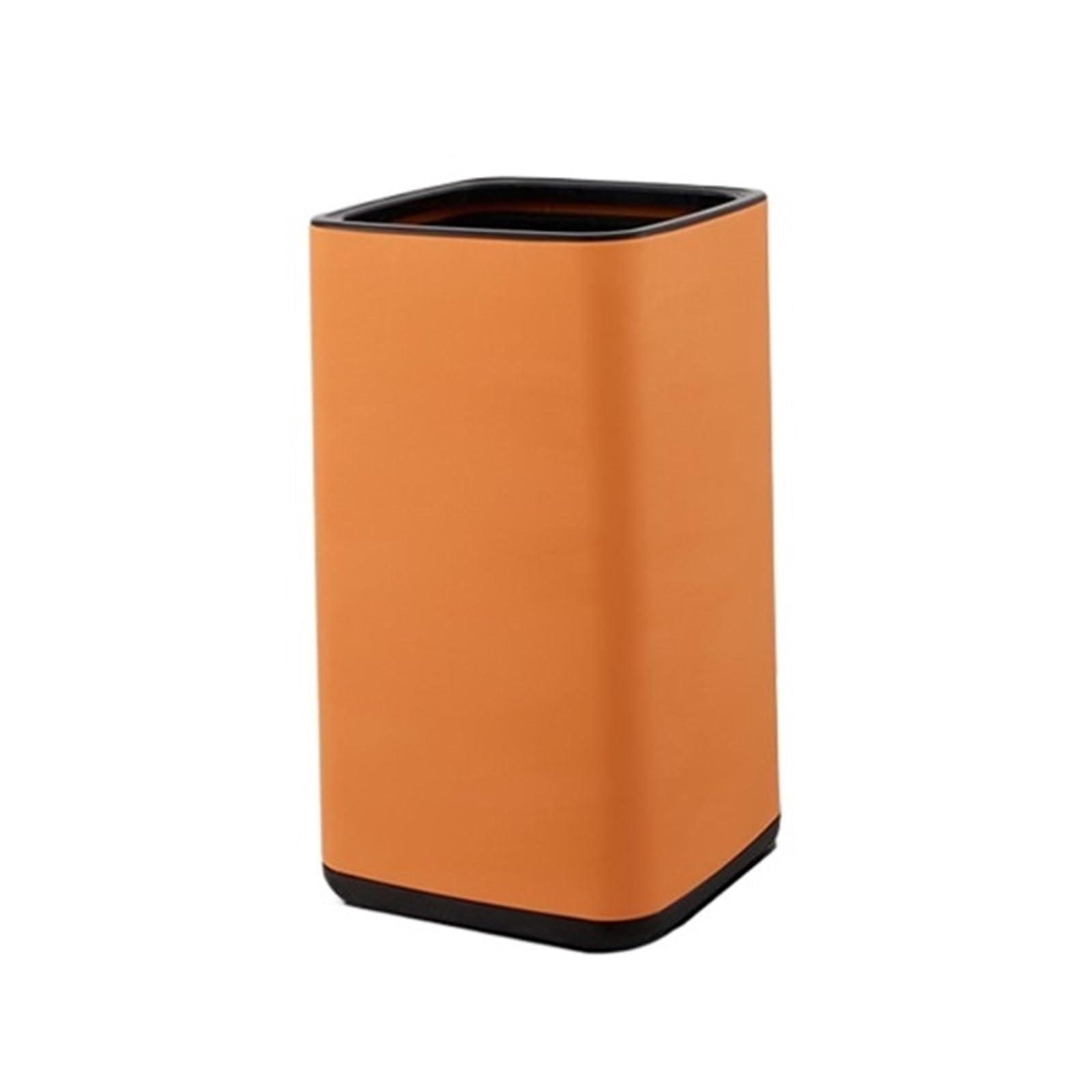 Z4T8M2K6G5 Waste Bin Open Top Trash Can,Rectangle Rubbish Bin for Kitchen Bathroom Living Room Office Trash Can(Orange)