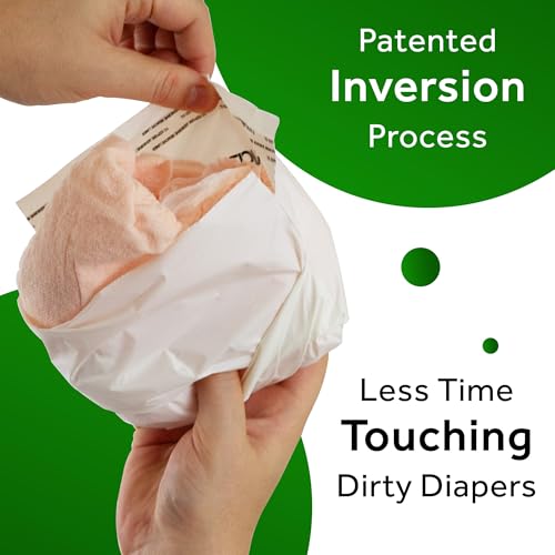 Image of MaskIT Diaper Disposal Bags | Eliminate Odor With Our Patented Odor Blocking Diaper Disposal Bags | Fits All Baby Diapers and Most Adult Diaper Sizes | Plant-Based, Made in the USA, Woman Owned