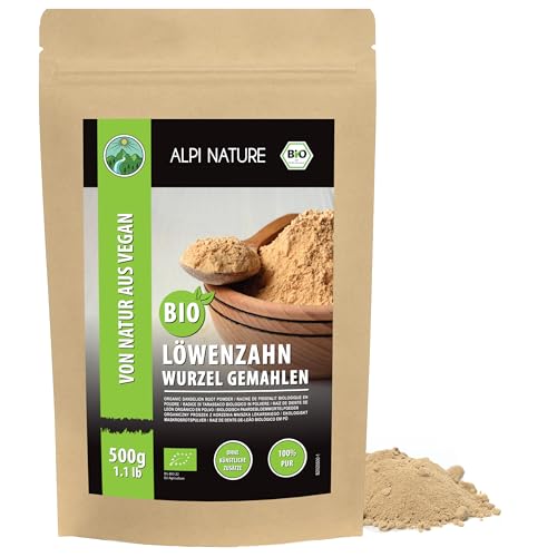 Alpi Nature Löwenzahnwurzel Pulver BIO 500g,...
