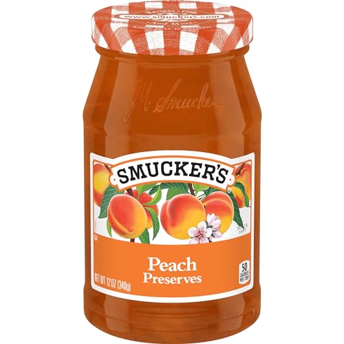 Smucker's Peach Preserves, 12 Ounces (Pack of 6)