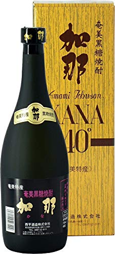 Amazon.co.jp: 加那 40度 黒糖 720ml x 12本 [瓶] ≪1ケース≫[ケース