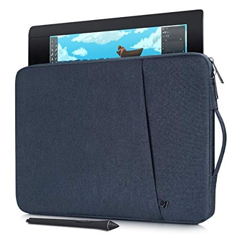 Waterproof Drawing Graphics Tablet Sleeve Protective Case for Wacom Cintiq 16/ Cintiq Pro 16, Wacom Intuos Pro PTH860 Large, Wacom Carrying Bag Protective Sleeve(Navy Blue) Cover