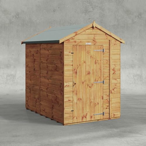Image of POWER High Grade Premium Apex Wooden Shed- (Windowless) (7x5)