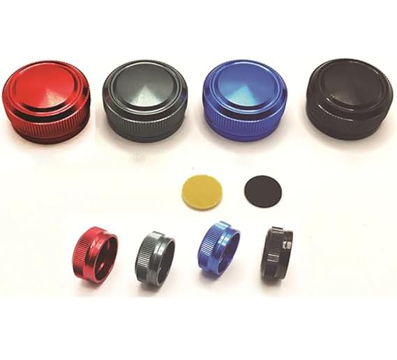 KTGCOZS Pack of 2 Set Fhing Reel Tension Mechanical Brake Bolt for Shimano for SLX SLXDC Baitcasting Reel Metal Brake Knobs Fishing Modified Parts (Gray 1Set)