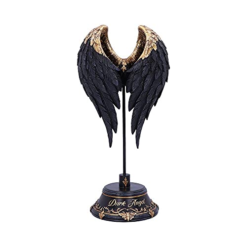 Nemesis Now Dark Angel - Figura gótica de alas de Hadas caídas (26 cm), Color Negro