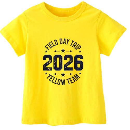 Field Day Shirt Kids – Let the Games Begin Field Day 2026 Shirt, Boys Girls Team Color Tee 3T-8T