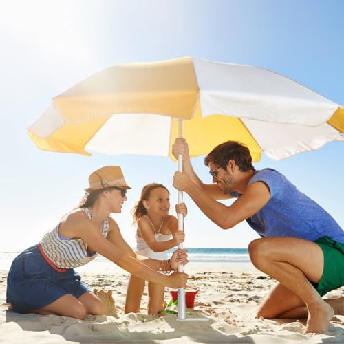 Anclaje de sombrilla para playa y patio con soporte ligero de aluminio 6