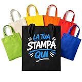 🧵 MANICI LUNGHI RINFORZATI Manici da 70 x 2 cm con cuciture resistenti per un trasporto comodo e sicuro.