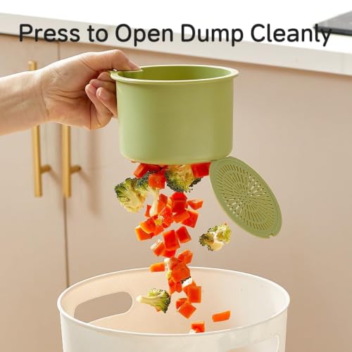 Image of Kitchen Sink Drain Basket, Faucet Hanging Strainer, Sink Strainer Basket, Press Automatic Dumping Kitchen Draining, Drain Shelf Storage Holder for Home Durable, Drains & Strainers Makeup Remove (1)