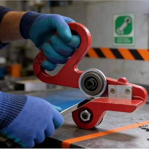 Outil de découpe métal à tension réglable et double roue robuste - 4