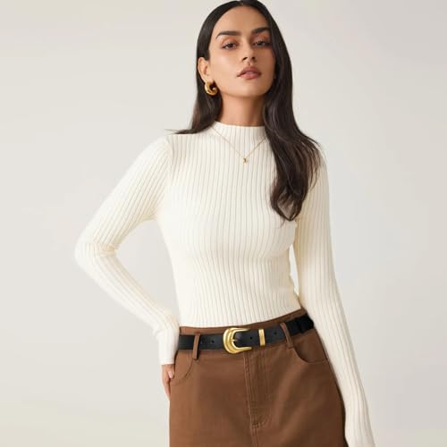 Image of Aurolran Women's Leather Belt with Buckle - Ideal for Dresses, Jeans, and Coats
