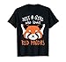 Rojo Panda Plushie Red Panda Tail Lindo Rojo Panda Peluche Juguete Camiseta