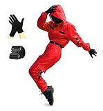 SUMMERJOY Halloween Squid Costume Jumpsuit Boys Girls Cosplay Party Game Kids Tracksuit Outfits Prop